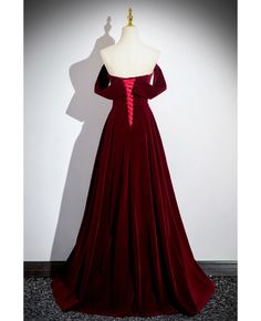 Get 10% off now! Buy off shoulder long simple velvet burgundy party dress at cheap price online. Free stable shipping and pro custom service since 2009. Gold Prom Dresses Long, Burgundy Party Dress, Velvet Party Dress, Velvet Prom Dress, Gold Prom Dresses, Prom Dresses Long Mermaid, Preppy Dresses, White Prom Dress, Custom Size Dresses