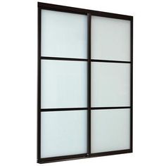 ReliaBilt 9700 Series Northwood 72-in x 80-in Black Frosted Glass Prefinished Pine Wood Sliding Door (Hardware Included) - Super Arbor Aluminum Sliding Door, Closet Sliding Door, Closet Interior, Loft Door, Closet Door Hardware, Aluminium Sliding Doors, Pine Doors, Interior Led Lights, Sliding Closet