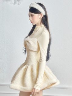 ❤Milky Big Bow Flared Dress + Fur Short Jacket❤︎
This item will take 3-4 weeks to ship. Dress Fur, Flared Dress, Big Bow, Big Bows, Short Jacket, Flare Dress, Jacket Dress, Cute Outfits, Dresses