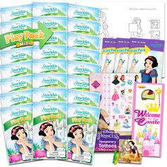 the disney princess coloring and activity book bundle