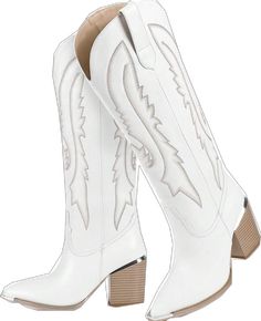 White Heeled Boots For Fall Rodeo, White Heeled Boots For Rodeo In Fall, Western Knee-high Boots For Spring, White Western-style Fitted Heeled Boots, White Fitted Western-style Heeled Boots, White Wide Calf Knee-high Heeled Boots, White Wide Calf Western Knee-high Boots, White Western Knee-high Boots With Wide Calf, Western White Heeled Boots Wide Calf