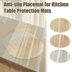 an image of table protection mats for kitchen tables