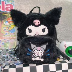 Soft Anime Backpack PN5405 ●Size:25*20*11cm. ●Material :plush (Please allow 1-3cm differs due to manual measurement.As different computers display colors differently,the color of the actual may vary slightly from the above images.Thanks for your understanding.) ●About Shipping: We attach great importance to the orders of each customer and parcel delivery. 1.Processing time: 2-3 business days. 2.Shipping time: 10-15 business days to US, please allow 3-4 weeks shipping to other country.(Shipping times can be affected by variable customs clearance times or public holidays.) Black Backpack For Cosplay, Black Kawaii Backpack For Students, Kawaii Plush School Backpack, Kawaii Black Travel Backpack, Kawaii Plush School Bag, Cute Plush Backpack For Everyday Use, Black Cartoon Backpack For Students, Cute Plush Travel Bag, Black School Bag For Winter