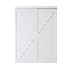 an open white door on a white background