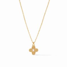 Julie Vos Gold Pearl Corinth Delicate Necklace Delicate Gold Necklace, Julie Vos, Floral Heart, Natural Diamond Engagement Ring, Jewelry Card, Cross Design, Cross Designs, Custom Jewelry Design, Silver Pendants