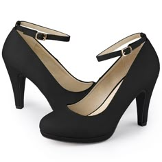 These ankle-strap heels have a sleek PU upper and a stiletto heel to add height and a touch of style to your everyday look. Wear these to work for a professional look but also look cute after hours with the ankle strap. The ankle strap design is more stable for wear. It's a good options for parties, sweet dating, shopping, festivals, banquets, office outfits, casual wear, and daily outfits. Chunky Heel Pumps, Back To College, Womens Stilettos, Pumps Heels Stilettos, Block Heel Shoes, Ankle Strap Pumps, Strap Pumps, After Hours, Ankle Strap Heels