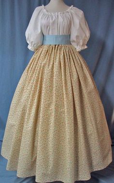 Long Skirt Pattern, Pioneer Clothing, Pioneer Dress, Sewing Instructions, Old Fashion Dresses, Trendy Skirts, Pattern Pieces, Historical Dresses, Skirt Pattern