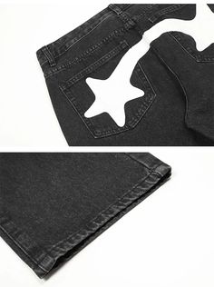 Dodobye Men Autumn Winter Vintage Star Printed Jeans Y2K Casual Loose Black Straight Leg Jeans 2024 American Trend Design Low Rise JeansSPECIFICATIONSBrand Name: DodobyeClosure Type: zipper flyApplicable Scene: CASUALFabric Type: SoftenerApplicable Season: Four SeasonsStyle: High StreetOrigin: Mainland ChinaCN: GuangdongGender: MENWash: lightWash: mediumï¼?8-24inchï¼?/span>Wash: DistressedDecoration: PocketsPattern Type: PrintFit Type: LOOSELength: full lengthJeans Style: STRAIGHTThickness: midw Black Star Print Bottoms For Streetwear, Casual Black Bottoms With Star Print, Black Straight Leg Jeans, Jeans Store, Y2k Casual, Winter Vintage, Womens Knit Dresses, Jeans Y2k, Vintage Star