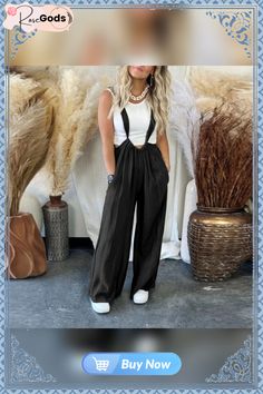 Fashionable and Minimalist General Garment Jumpsuit With Pockets, Color Dream, Jumpsuits And Romper, Head Over Heels, Jumpsuit Fashion, Timeless Pieces, Women Collection, Jumpsuit Romper, Essence