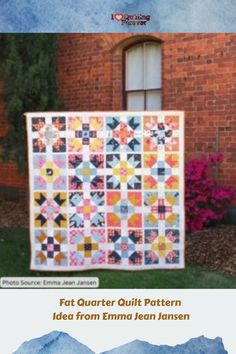 Fat Quarter Quilt Pattern Idea from Emma Jean Jansen