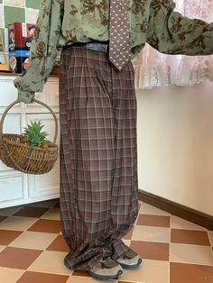 Machine wash and hang dry for optimal quality.Sizes usually run smaller than USA sizing, we recommend to size up once for correct sizing. Contact us for additional concerns. Men Summer Outfit, Plaid Wide Leg Pants, Outfits Men Summer, Spring Outfits Men, Summer Outfits Men, Vintage Plaid, Mens Summer