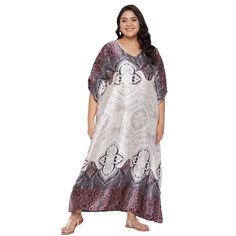 Pull-On Closure Material: 100% Satin Pattern: Paisley Printed Size: Fits Perfectly To Us Plus Size 1x To 3x Color: Peach Length: 52 Inches Sleeve Style: Kimono 3/4 Sleeve Neck Style: V-Neckline Model: Sg152-2007-Pch Care Instruction: Hand Wash/Machine Wash Satin Kaftan, Satin Pattern, Beach Cover Up Dress, Beach Coverup Dress, Bow Detail Dress, Flowy Maxi Dress, Fitted Skirt, Sleeveless Maxi Dress, Cover Up Dress