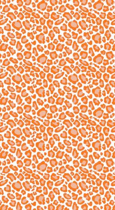 an orange and white animal print background