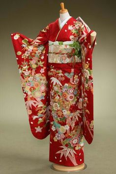 Furisode Kimono, Japanese Uniform, Estilo Emo, Japanese Costume