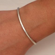 Hammered Cuff Bracelet, Sterling Silver (350cur.s) Hammered Cuff Bracelet, Silver Cuff Bracelet, Bracelet Sizes, First Class, Delicate Bracelet, Sterling Silver Bracelets, Arm Band, Cuff Bracelet, Diamond Bracelet