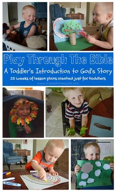 play through the bible a toddler's instruction to god's story