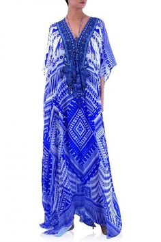 Purple (Kaftan Dress) Shahida - Shahida Parides® Purple Kaftan, Plus Size Caftan, Plus Size Vacation, Long Caftan Dress, Dress Leopard Print, Kaftan Tops, Designer Plus Size, 3 Ways To Wear