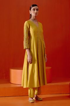 Buy Yellow Chanderi And Silk Organza Dori & Anarkali Palazzo Set For Women by Devnaagri Online at Aza Fashions. Anarkali Salwar Kameez In Art Silk With Chikankari Embroidery, Floor-length Cotton Silk Kurta For Eid, Anarkali Cotton Silk Palazzo Set With Cutdana, Festive Raw Silk Anarkali Set With Chikankari Embroidery, Floor-length Chanderi Kurta With Dabka Work, Designer Slub Silk Kurta With Cutdana, Designer Cotton Silk Anarkali Set With Pallu, Designer Anarkali Slub Silk Palazzo Set, Straight Kurta Anarkali Set In Slub Silk With Cutdana