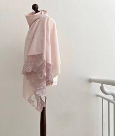 With its blush pink lacy and cotton fabric, this bridal oversized scarf is comfortable and stylish. You will be able to give your loved ones a unique and different gift with this boho wedding pashmina. The soft cotton fabric is trimmed at both ends with wide lace in a matching pale pink color, its original design capturing the eye. It will be the feminine accessory that you will enjoy using with its elegant fabric.  You can complete your outfit with this eye-catching long-wrap pashmina. If you a Lace Work Dupatta For Wedding, Wedding Lace Shawl Dupatta, Lace Dupatta Shawl For Wedding, Wedding Lace Dupatta Shawl, Lace Shawl Scarves For Wedding, Lace Shawl Scarf For Weddings, Lace Shawl For Weddings, Lace Wedding Scarf Shawl, Lace Wedding Shawl Scarf