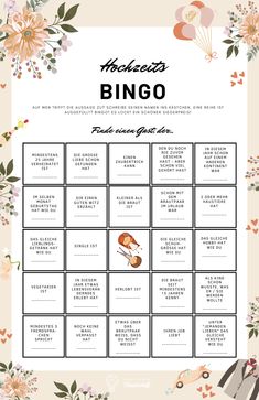 a printable wedding game with the words hockiet's bingo on it