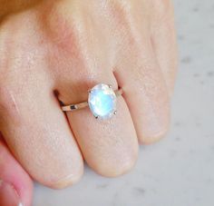 Oval Moonstone Solitaire Ring Mens Rings Wedding Diamond, Prong Engagement Rings, Marquise Diamond Engagement Ring, June Birthstone Ring, Diamond Cluster Earrings, Rosecut Diamond Ring, Yellow Engagement Rings, Moonstone Engagement, Stacking Bands