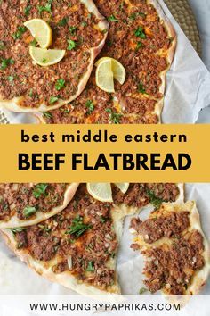 the best middle eastern beef flatbread recipe