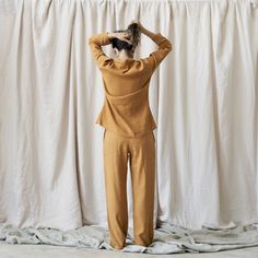 Our solid colored sleepwear collection is made from our heirloom linen blended with bamboo derived rayon for extra drape and softness. The Beni Pant is a high rise relaxed fit straight leg with a soft elastic waistband and hidden side seam pockets. Fall Linen Loungewear Bottoms, Linen Pants For Lounging, Linen Lounging Pants, Flax Wide Leg Pants For Loungewear, Linen Wide Leg Straight Pants For Loungewear, Neutral Linen Pants For Loungewear, Comfortable Linen Lounge Pants, Comfortable Linen Loungewear Pants, Flax Wide-leg Lounge Pants