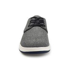 The perfect business casual look the Morris. This city slick lace-up sneaker by Vance Co. is shaped with breathable fabric uppers detailed with a vegan leather tab at the heel. This no break-in design is finished with a durable rubber sole and our signature 4 mm Comfort Foam� insole. Business Casual Lace-up Shoes With Cushioned Footbed, Business Casual Sneakers With Rubber Sole, Modern Lace-up Business Casual Sneakers, Modern Business Casual Lace-up Sneakers, Modern Lace-up Sneakers For Business Casual, Casual Business Sneakers With Plain Toe, Casual Lace-up Sneakers For Business Casual, Business Casual Sneakers With Textured Sole, Business Casual Sneakers With Ortholite Insole