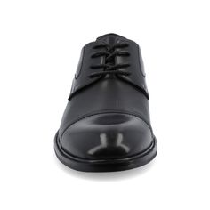 The Chandler dress shoe from Vance Co. combines sophistication and comfort with its 1-inch block heel, lace-up closure, and round toe design. Crafted from faux leather, this design offers a stylish and sleek option. The mesh lining, 6 mm Tru Comfort Foam™ footbed, and rubber outer sole ensure both breathability and comfort for a well-rounded and fashionable choice. Black Lace-up Shoes For Business In Spring, Spring Business Lace-up Closed Toe Shoes, Black Lace-up Business Shoes For Spring, Black Lace-up Shoes For Business Spring Season, Elegant Synthetic Lace-up Oxfords, Synthetic Leather Lace-up Shoes For Formal Occasions, Black Lace-up Shoes For Spring Formal Occasions, Black Lace-up Shoes For Formal Spring Events, Black Oxford Lace-up Spring Shoes