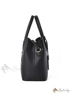 Bird in Bag - Waterproof Lightweight High-Capacity Black Bucket Bag Waterproof Black Shoulder Bag For Daily Use, Everyday Waterproof Black Bags, Everyday Black Waterproof Bags, Practical Black Anti-theft Bags, Outdoor Black Satchel With Zipper Closure, Anti-theft Solid Bag For Daily Use, Anti-theft Bag For Daily Use, Solid Color Anti-theft Bags For Everyday Use, Black Anti-theft Rectangular Bag