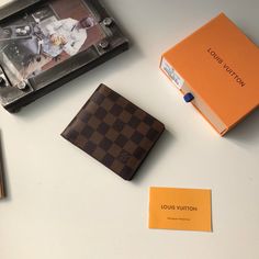 Size: 12.5cm*10cm It comes with Dust box, Care manual, Tag, and Paper bag. Louis Vuitton Checkbook Wallet, Luxury Black Wallets With Gold-tone Hardware, Paper Bag, Wellness Design, Things To Come