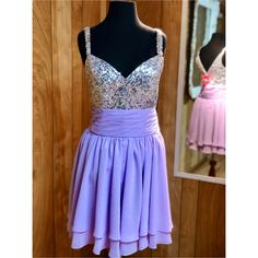 Color: Lavender Size: M Uses:0 Nwt No Alterations Brand: Dlass Lavender Dresses For Prom Season, Lavender Homecoming Dresses For Summer, Summer Homecoming Lavender Dresses, Lavender Dress For Spring Homecoming, Summer Lavender Homecoming Dresses, Lavender Summer Homecoming Dresses, Lavender Formal Dress For Prom Season, Purple Dress With Fitted Bodice For Homecoming, Purple Mini Dress For Prom