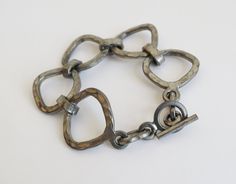 "Diameter 3 cm - 1,18\" Chain length 21 cm - 8,26\" Very good vintage condition" Unique Antique Silver Bracelet With Oxidized Finish, Unique Antique Silver Bracelets With Oxidized Finish, Vintage Oxidized Antique Silver Bracelet, Unique Metal Bracelet With Oxidized Finish, Vintage Oxidized Bracelet Jewelry, Vintage Nickel-free Sterling Silver Bracelet In Antique Silver, Vintage Silver Bracelet With Oxidized Finish, Vintage Silver Bracelets With Oxidized Finish, Vintage Nickel-free Sterling Silver Bracelet