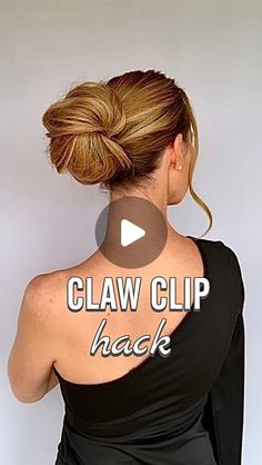 Claudia | Hairstyles on Instagram: "You can create so much volume👇🏼
… with a claw clip!

☀️The size of the claw clip creates the size of the volume.

You can use any claw clip. 

➡️ But the claw clips from @doouup are light as a feather. This claw clip holds your hair very well and therefore lasts all day👌.

One tip for this hairstyle:
To ensure that style lasts all day, you should secure the hair with hairpins. This way, it will last all day.

Have fun trying - SAVE for later and FOLLOW for more ☺️
.
.
.
#clawcliphairstyle #clawcliphack #updo #bunhairstyle #hairstylist" Easy Care Hairstyles, Easy Hair Updos, Clip Hairstyles, Long Hair Updo, Peinados Fáciles Para Cabello Corto, Effortless Hairstyles, Light As A Feather, Hair Affair, The Claw