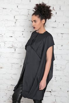 Shirt Dress/ Plus Size Maxi Dress/ Sleeveless Dress/ Loose Dress/ Cape Dress/ Convertible Dress/ Spr Dystopian Dress, Black Kaftan Dress, Short Midi Dress, Shirt Dress Plus Size, Linen Dresses Summer, Black Kaftan, Black Tunic Dress, Dress Cape, Long Linen Dress