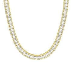 14kt triple gold plated high quality brass, set with baguette crystal cubic zirconia necklace. Chain measures 16 inches. Gold Tennis Necklace With Baguette Diamonds, Gold Baguette Diamond Tennis Necklace Gift, Gold Cubic Zirconia Necklace With Baguette Cut, Baguette Necklace, Zirconia Necklace, Cubic Zirconia Necklace, Necklace Chain, Silver Necklaces, Cubic Zirconia