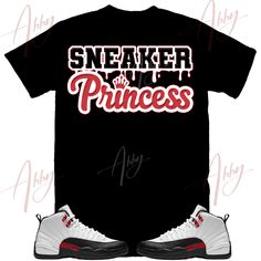 Custom Designed Sneaker T Shirt T-Shirt Features - Comfortable and light, premium short sleeve tee. 🔹 Premium fit 🔹100% Soft cotton 🔹Light fabric (4.3 oz/yd² (146 g/m 🔹Tear away label Shoes Not Included Custom Made - Not Adidas, Nike, or Jordan Brand Sneaker Tee, Sneaker T-Shirt The sneakers/shoes are not being sold in this product. You are only purchasing the tshirt/hoodie/socks/sweatshirt/tank top/hat/shorts. Shoes are NOT included. The shoes displayed are sold separately elsewhere and are Sporty Red T-shirt With Sublimation Print, Hip Hop Short Sleeve Sports T-shirt, Red Short Sleeve Hip Hop Top, Sporty Red T-shirt With Text Print, Red Hip Hop T-shirt With Short Sleeves, Hip Hop Short Sleeve Shirt With Sublimation Print, Red Letter Print Hip Hop T-shirt, Red Hip Hop T-shirt With Letter Print, Red Hip Hop Top With Logo Print