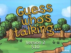 Guess Who's Talking Version 2 Church Game Video for Kids Kids Church Games, Childrens Ministry Deals, Church Games, Bible Versions, Guessing Games, Sunday School Lessons, Game Video, Childrens Church, Kids Church