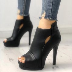 New! Zapatos De Mujer Tacones Altos De Moda Bombas Elegantes Zapato De Fiesta Vestir was just added to eBay. Check it out! #eBay #eBaySeller Sandal Hak Tinggi, Sepatu Pump, Hak Tinggi, High Heels Classy, High Heels Boots, Summer Boots, Gladiator Heels, Heels Classy, High Heel Boots Ankle