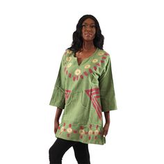 Heavy Cloth Mud Print Dashiki - African Women's Clothing | Africa Imports Spring Green Cotton Tunic, Green Cotton Summer Tunic, Casual Cotton Tunic For Spring, Casual Cotton Spring Tunic, Spring Casual Cotton Tunic, Casual Spring Cotton Tunic, Fall Vacation Cotton Tunic, Fitted Casual Beach Tunic, Casual Fall Tunic For Vacation