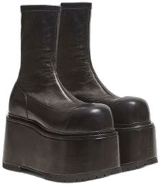 Platform Leather Boots, Leather Boots Black, Black Leather Boots, All Brands, Boots Black, Black Boots, Leather Boots, Boots, Leather