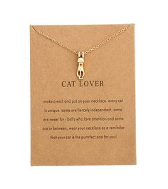 PRICES MAY VARY. Cute Cat Pendant Mecklace with Gift Message Card, The Best Gift Luck Jewelry for Women Cat Lovers Linou Jewelry Mini Cat Charm Made with Eco-Friendly Metal. Cat Pendant with Brass Chain. Plated with Safe Gold, Lead, Nickle Free. Keep Color and Not Tarnish Cat Necklace Chain Length:17inches+2inches Extender. You Can Adjustable Chain Length with the Extender to Fit Neck Well. Good Luck Necklace Cat Inspirational Gift for Daughter Birthday Gifts for Best Friends Girlfriend Sister. Dogeared Jewelry, Lover Necklace, Mini Cat, Cat Pendant Necklace, Dainty Diamond Necklace, Lovers Necklace, Cat Pendant, Elephant Necklace, Birthday Gifts For Best Friend