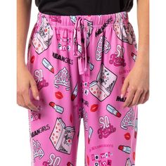 Unleash your inner Regina George with these "Mean Girls" themed lounge pajama pants by INTIMO. Perfect for fans of the cult classic, these pants are adorned with iconic quotes and symbols from the film, including the infamous Burn Book, lipsticks, and crowns.

- Size: XX-Large
- Color: Pink
- Material: Soft, comfortable fabric
- Gender: Female
- Age Group: Kids

Designed for ultimate comfort and style, these pajama bottoms have a relaxed fit, ideal for lazy days or a cozy movie night in. Whether Trendy Relaxed Fit Sleepwear For Sleepovers, Pink Graphic Print Sleepwear For Loungewear, Pink Graphic Sleepwear For Loungewear, Trendy Pink Relaxed Fit Sleepwear, Trendy Graphic Print Lounge Pants, Trendy Graphic Print Loungewear Pants, Trendy Cotton Sleepwear With Graphic Print, Trendy Cotton Pajama Shorts For Pajama Party, Cotton Graphic Print Bottoms For Pajama Party