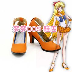 Anime Sailor Moon Aino Minako Orange Stiletto PU High Heeled Shoes 5 cm Props Heel Height: 5cm Pattern Type: Solid Fit: Fits true to size, take your normal size Brand: Unbranded Department: Women Type: Stiletto Age Level：14 years old and above   AGG Project Name: Sailor Moon   AGG Character Name: Aino Minako Due to manual measurement, there may be an error of 1-2cm   Brand Unbranded Style Stiletto Department Women Type Heel Heel Style Cone Theme Cosplay Upper Material Faux Leather Toe Shape Closed Toe Closure Velcro Customized Yes Country/Region of Manufacture China US Shoe Size Standrad Cosplay Shoes, Cosplay Anime, Sailor Moon, High Heel Shoes, Shoes Women Heels, Heel Height, High Heels, Shoes Heels, Shoe Accessories