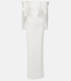 Bridal Melina gown in white - Solace London | Mytheresa Solace London, Boned Corsets, London Outfit, Wedding Outfits, Wedding Outfit, Designing Women, Clothing And Shoes, Color Design, Dress Outfits