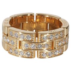 Cartier Maillon Panthere Band in 18k Yellow Gold 0.53 CTW PRIMARY DETAILS SKU: 135642 Listing Title: Cartier Maillon Panthere Band in 18k Yellow Gold 0.53 CTW Condition Description: The Panthère de Cartier collection pays tribute to the natural world. Incorporating the Maison's elegant and majestic mascot, the panther, the animal's eyes are made with encrusted tsavorite garnet stones. Retails for 8350 USD. In excellent condition and recently polished. Ring size is 50. Comes with Pouch;Service Papers;Papers; Brand: Cartier Collection/Series: Maillon Panthere Metal Type: Yellow Gold Metal Purity: 18k Ring Size: 5.25 Pre-Owned Jewelry Condition: Excellent CENTER STONE INFORMATION SIDE STONE INFORMATION Side Stone Weight 1 (cts): 0.53 Side Stone 1 Shape: Round Brilliant Side Stone 1 Color: F-G Tsavorite Garnet, Garnet Stone, Cocktail Rings, Round Brilliant, Cartier, Panther, Types Of Metal, Diamond Engagement Rings, Garnet