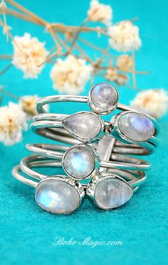 Stacking Ring, Rainbow Moonstone ring, Boho rings, Sterling Silver Ring Women, wanderlust bohemian jewelry, rings set, statement rings, unique silver rings, simple ring, handmade rings, Moonstone gemstone, Moonstone silver ring, Moonstone jewelry, blue Moonstone, #bohomagic #bohojewelry #bohofashion #silverrings #silverringsjewelry #sterlingsilver #gemstonerings #uniquejewelry #silver #jewelry #rings #bohostyle Spiritual Stackable Moonstone Jewelry, Adjustable Stackable Moonstone Ring Spiritual, Adjustable Stackable Spiritual Moonstone Ring, Celestial Moonstone Stackable Rings, Stackable Moonstone Promise Ring Jewelry, Spiritual Open Ring Moonstone In Sterling Silver, Spiritual Sterling Silver Moonstone Ring With Natural Stones, Bohemian Adjustable Stackable Moonstone Ring, Adjustable Stackable Bohemian Moonstone Ring