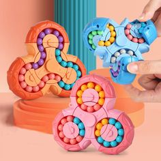 the magic bean toys are in different colors