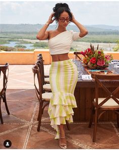 Vacation Outfit Ideas, Draya Michele, Vacay Outfits, Vacation Outfit, Mellow Yellow, Fashion Killa, Fashion Classy, Girls Trip