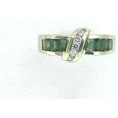 Royal 14K Yellow Gold Emerald & Diamond Ring - Timeless Elegance and Sophisticated Beauty Emerald Diamond Ring, Royal Jewelry, Emerald Stone, Everyday Accessories, Baguette Cut, Emerald Diamond, Touch Of Modern, Timeless Beauty, Diamond Shapes